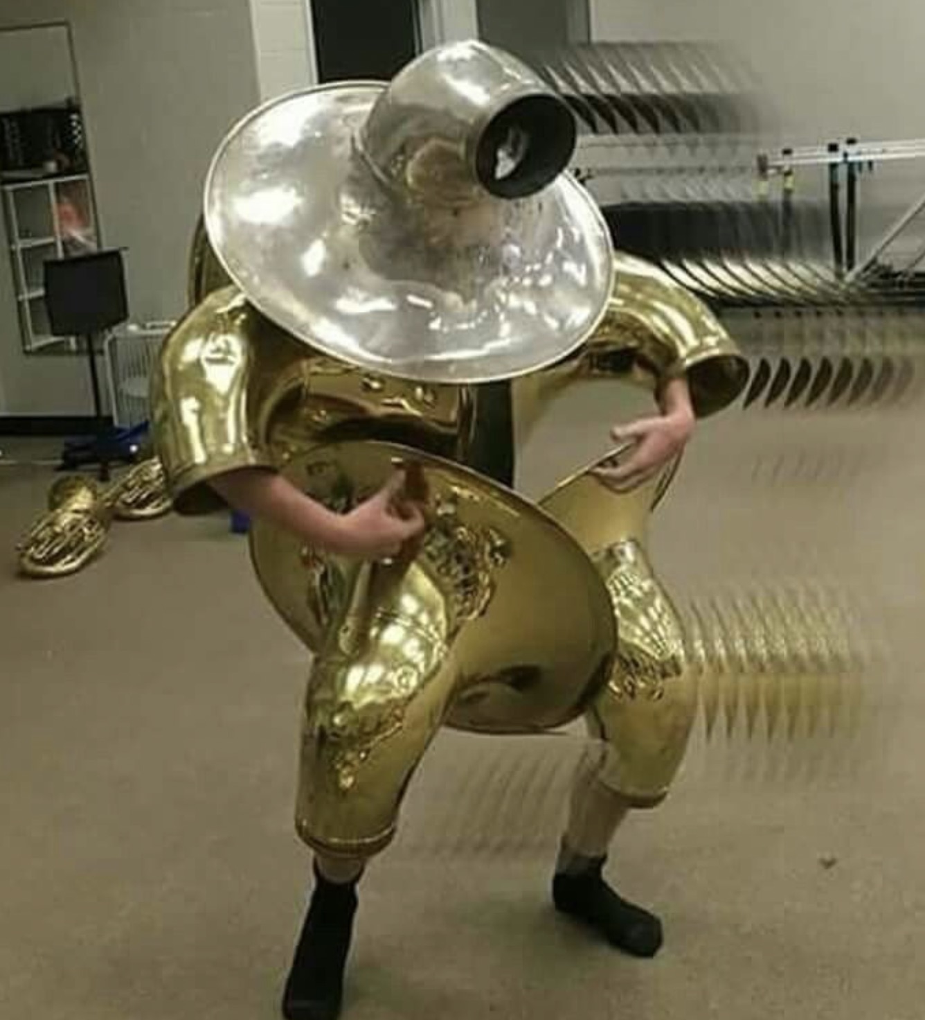 tuba man